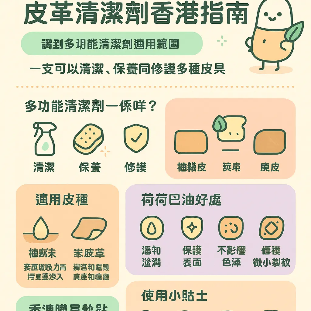 皮革清潔劑香港 - 荷荷巴油