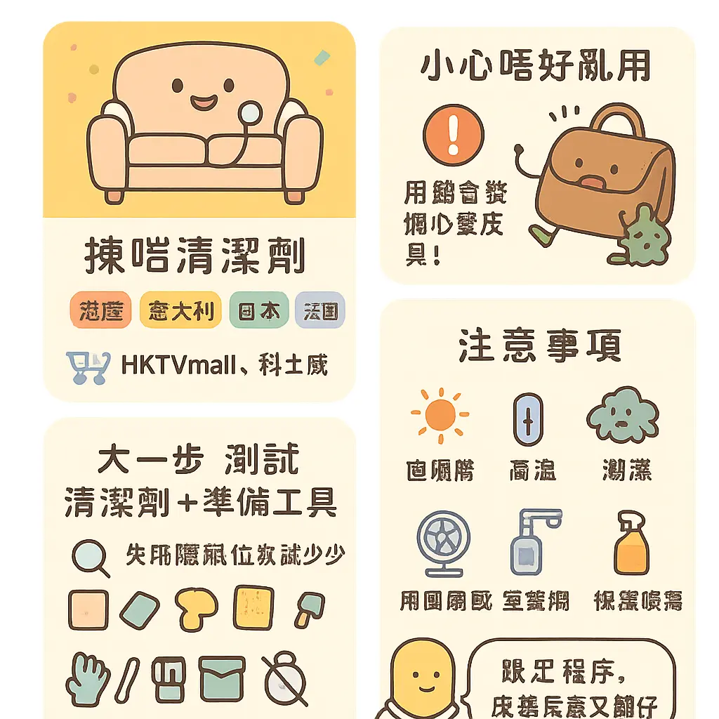 皮革清潔劑香港 - 傢俱診所